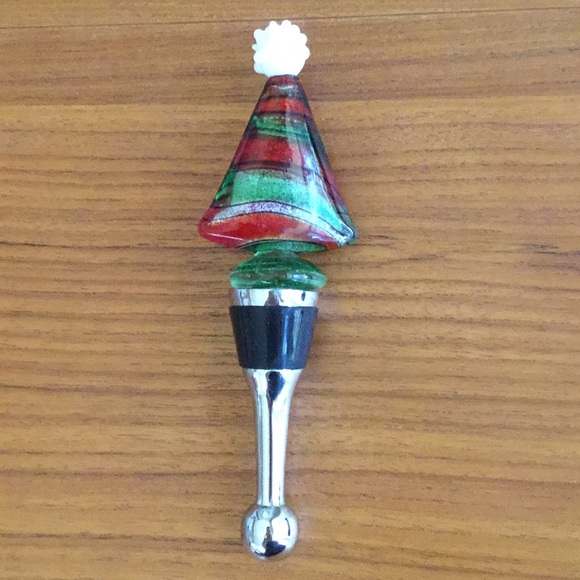 Other - Christmas tree bottle stopper🍷drink on!